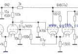 用6V6管制的差分单端胆功放电路图