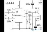 高保真功放IC TDA1521电路图