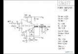 STK077功放电路电路图