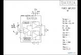 TDA7052A功放电路电路图