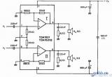 2X12W功放集成TDA1521应用电路图电路图