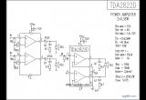 TDA2822D功放电路电路图