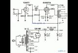 6V6 SE 12AT7胆机电路原理图电路图
