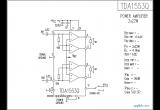 TDA1553Q功放电路电路图
