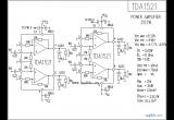 TDA1521功放电路电路图