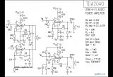 TDA2040功放电路电路图