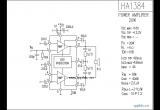 HA1384功放电路电路图