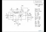 TDA1015功放电路电路图