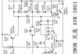 天龙AVR-3801功放后级电路图电路图