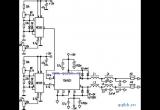 NE555与TDA1521设计的D类数字功放电路图