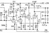 胆管大功率的功放电路图电路图