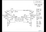 STK443功放电路电路图