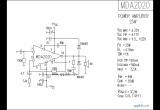 MDA2020功放电路电路图