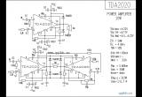TDA2020功放电路电路图