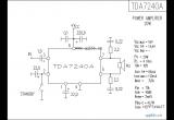TDA7240A功放电路电路图