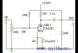 6N11(6DJ8)胆管功放电路电路图