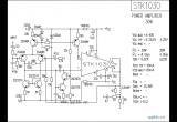 STK1030功放电路电路图