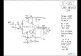 STK057功放电路电路图