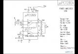 uPC1280V功放电路电路图
