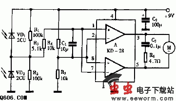 玩具车遥控电路图