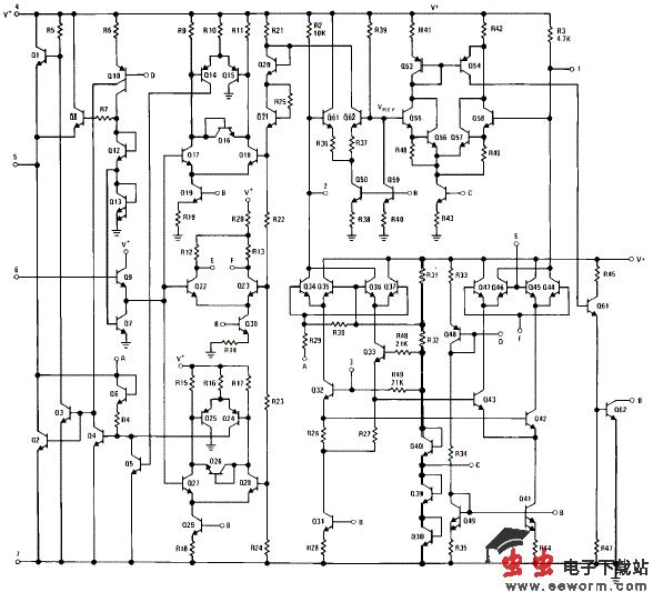 LM567为锁相环音频译码电路