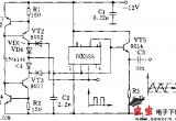 用NE555装制的三角波、方波发生器电路图电路图