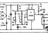 巧用NE555作通断时间可调循环定时器电路图电路图