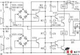 双声道扬声器保护电路图电路图