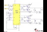 100W TDA7250功放电路图电路图
