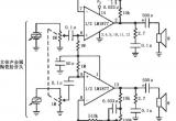 具有低音控制的LM1877功放电路图电路图