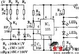 555直流电压测量仪电路图电路图