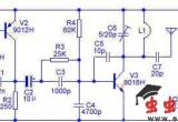 开路发射防盗报警电路电路图
