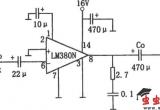 LM380功率放大器电路图电路图