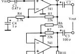 用双运放组成的平衡输出电路图电路图