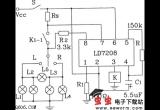 LD7208构成的汽车转弯报警电路图电路图