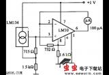 LM134构成的电子温度计电路图电路图