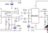 tda1521构成的功放电路图电路图
