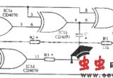 异或门控制振荡器的频率电路图电路图