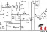 556构成的电冰箱过压、欠压、断电延时保护器电路图