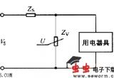 压敏电阻器组成的保护电路图电路图