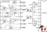 CXA1034P/1034M单片立体声放音机电路图电路图