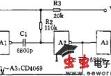 CMOS门压控振荡器电路图电路图