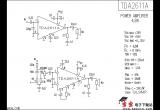TDA2611A功放电路电路图
