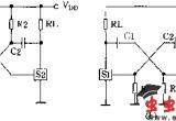 模拟电子开关CC4066组成的振荡器电路图电路图