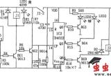 NE555、CD4022构成的吊扇低压启动控制器电路图电路图
