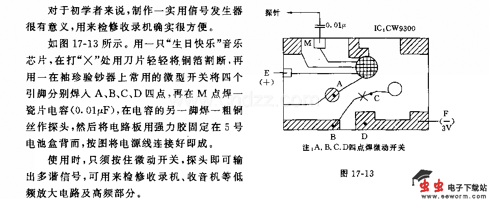 简单实用的信号发生器电路
