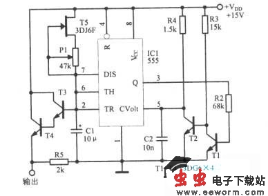 线性度好的锯齿波振荡器