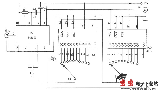 锁相环电路构成的倍频器