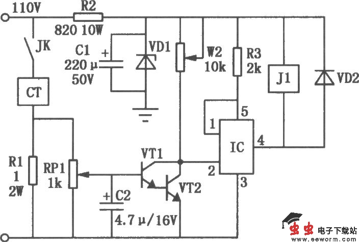 机床电磁吸盘欠流保护电路