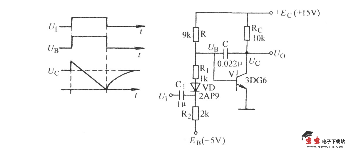 电容负反馈锯齿波电路(一)